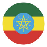 Ethiopia Flag Circle
